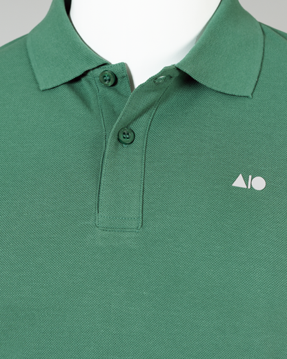 Mens Basic Polo Shirt - Combo (Chalk Pink, Teal Blue & Green)