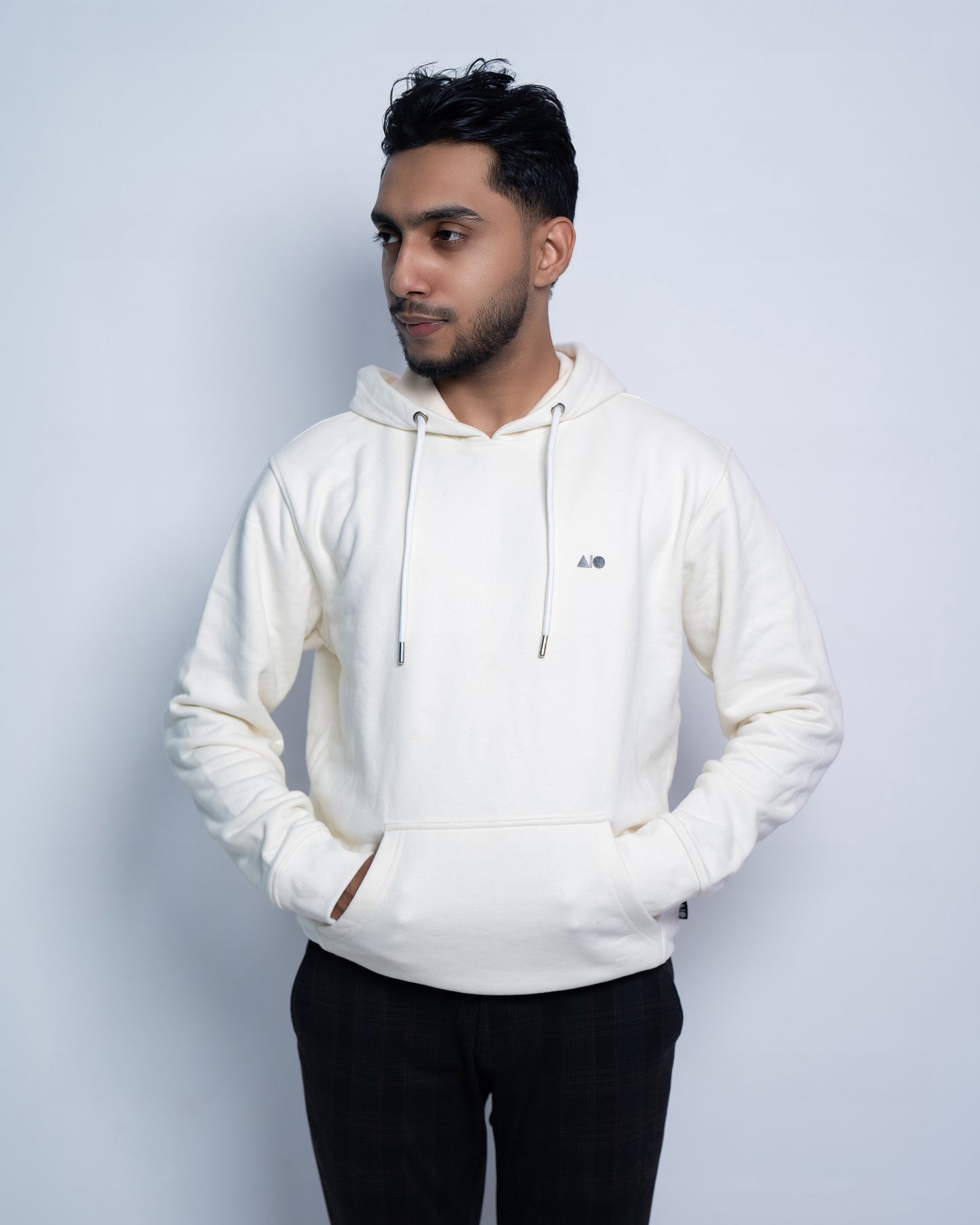 Mens Hoodie (Off White)