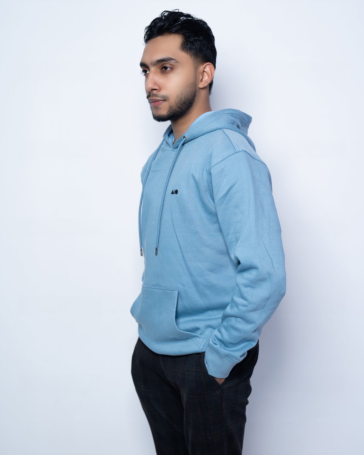 Mens Hoodie (Sky Blue)