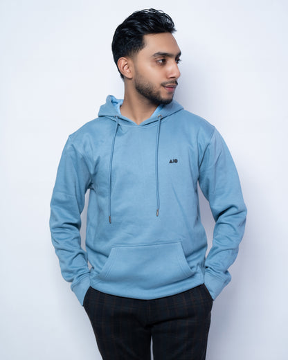 Mens Hoodie (Sky Blue)