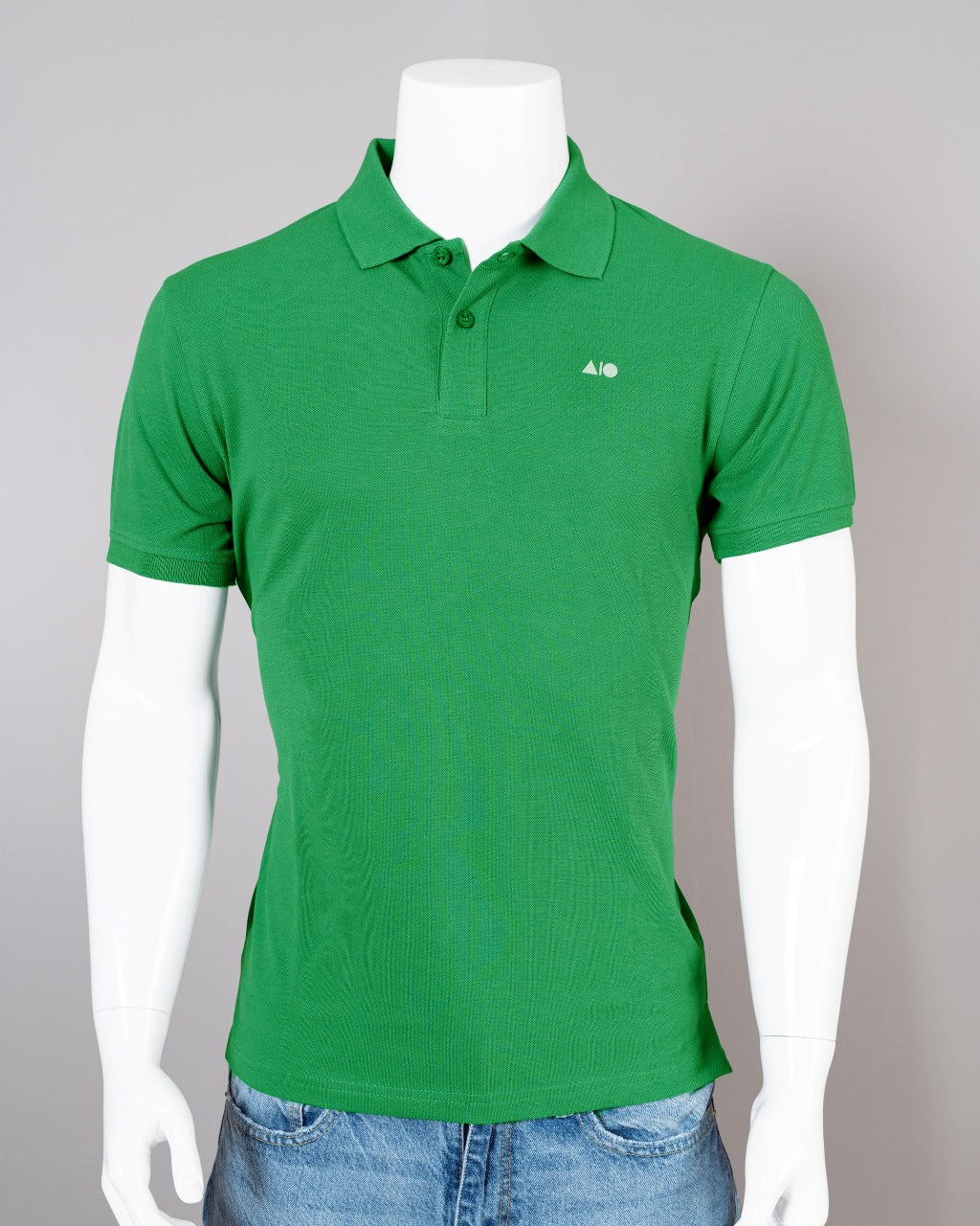 Mens Basic Polo Shirt (Light Green)