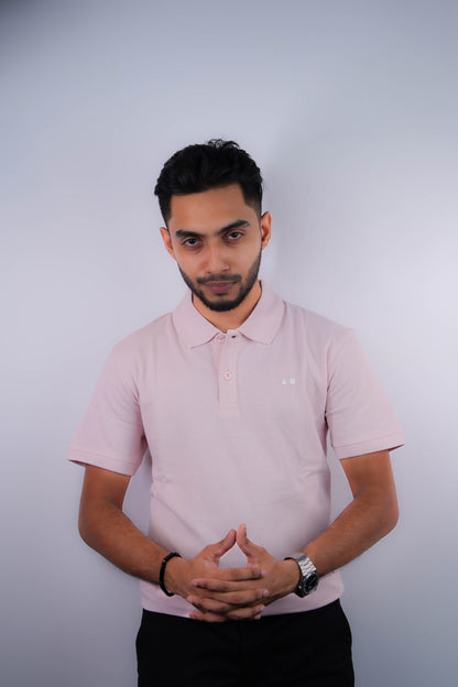 Mens Basic Polo Shirt - Combo (Black, Chalk Pink & Maroon)