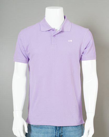 Mens Basic Polo Shirt (Purple Rose)