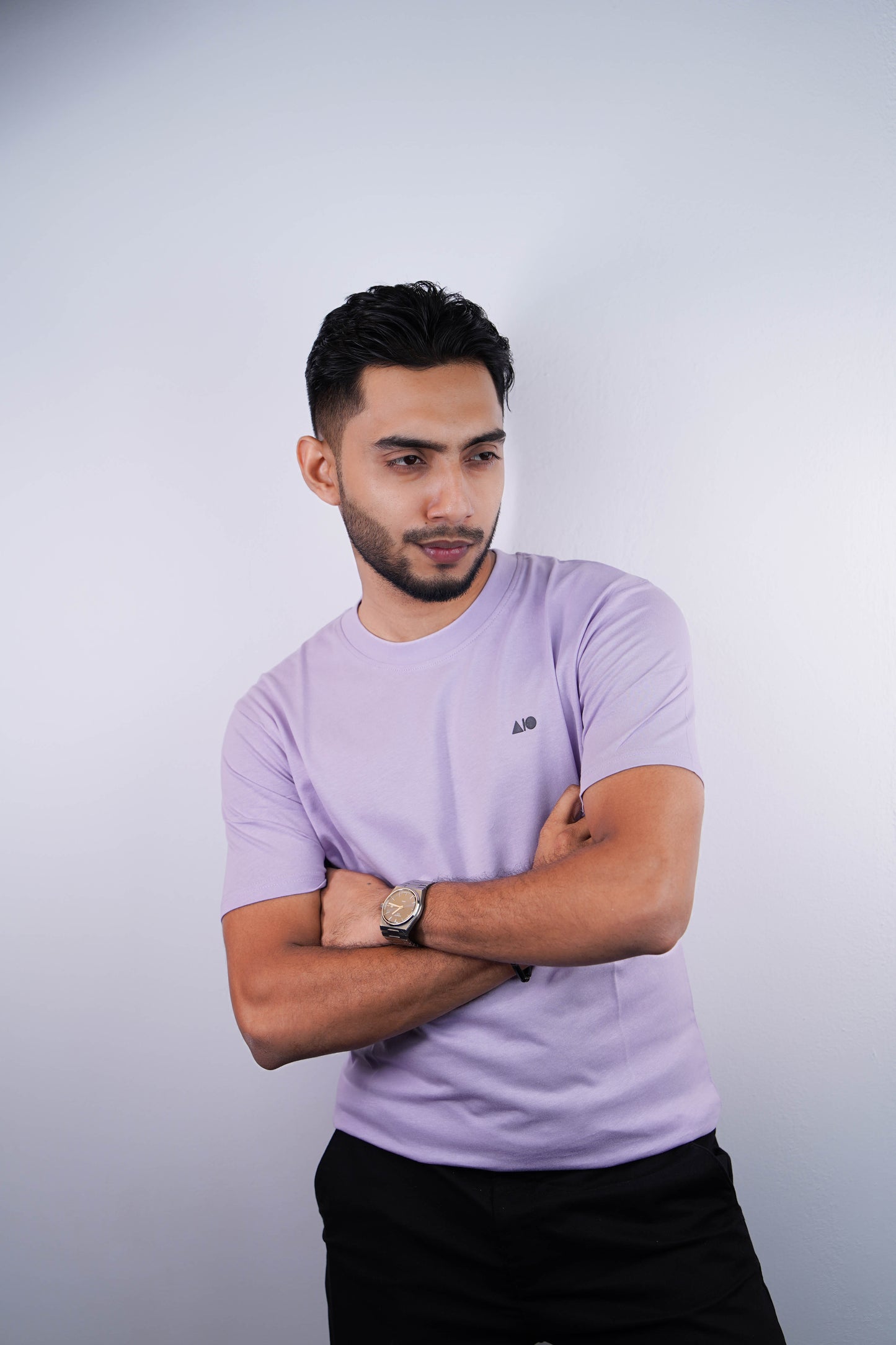 Mens Basic T-Shirt (Purple Rose)